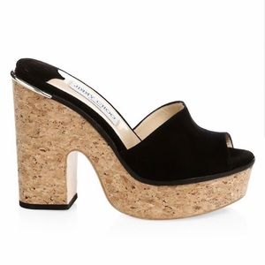 Jimmy Choo Deedee Platform Slides